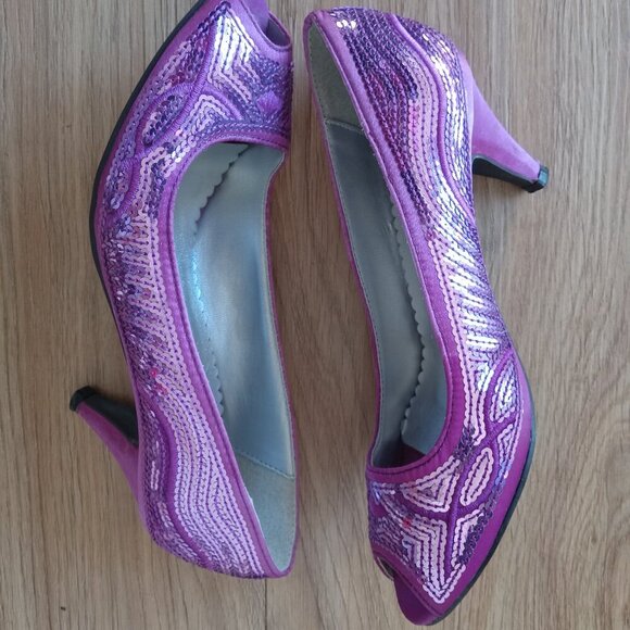 Lunedi - Dress shoes- purple- suze 6 (36) - Picture 5 of 7